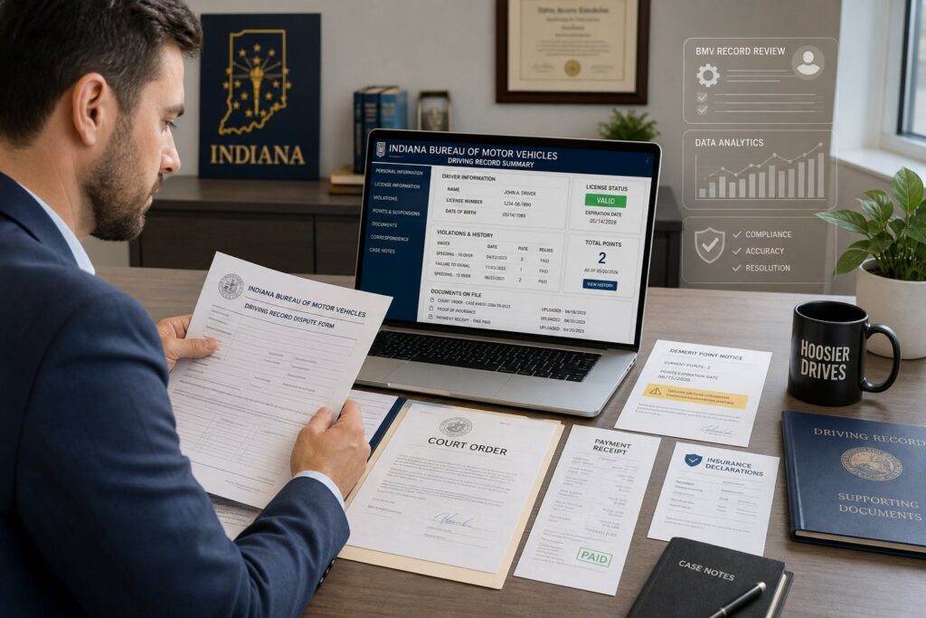 How to Dispute an Error on Your Indiana BMV Driving Record