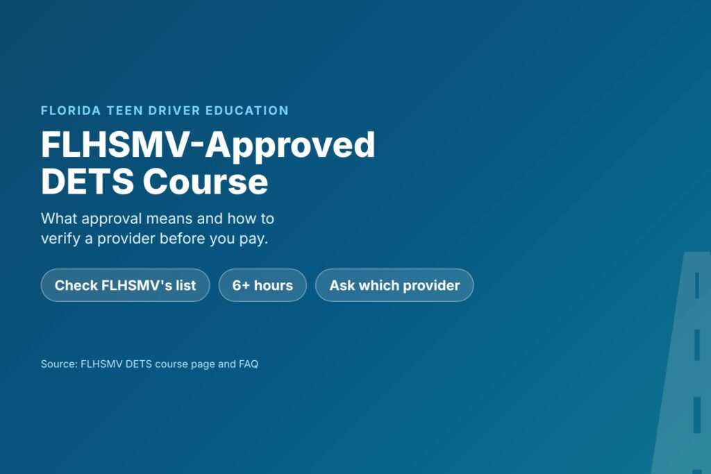 Blog Articles 8 FLHSMV-approved DETS course: how to verify a Florida provider