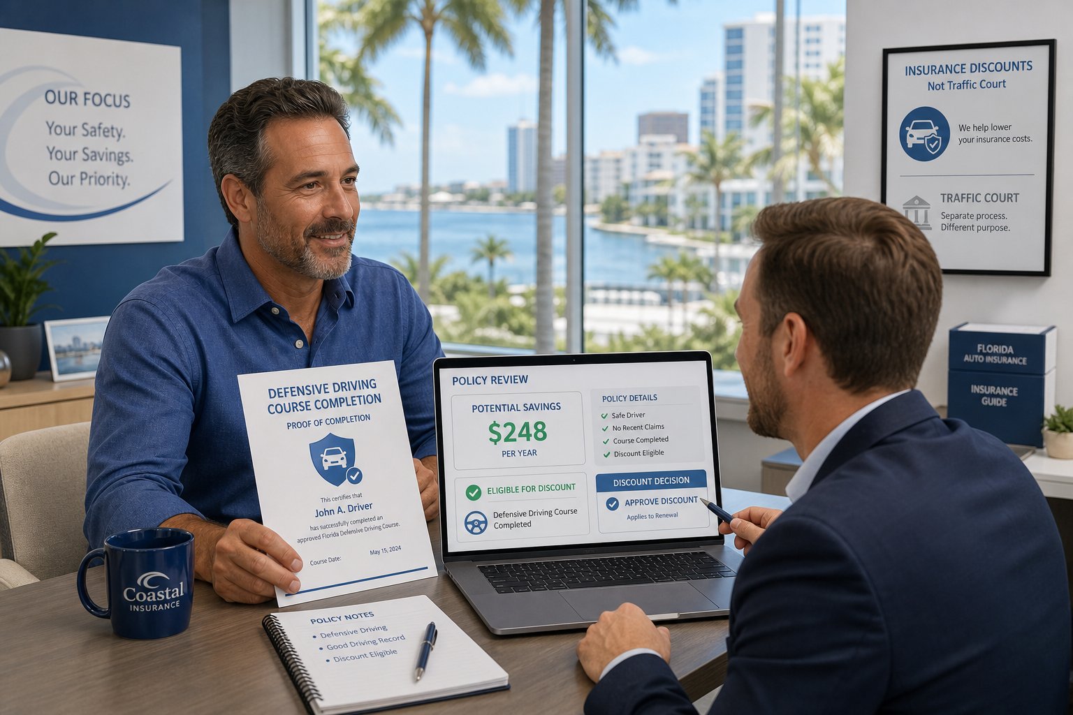 Can a Florida BDI Course Help With an Insurance Discount? 1 florida defensive driving insurance discount