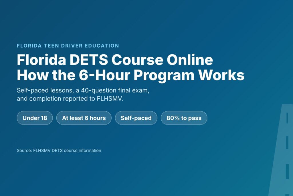Blog Articles 9 Florida DETS course online: how the 6-hour program works