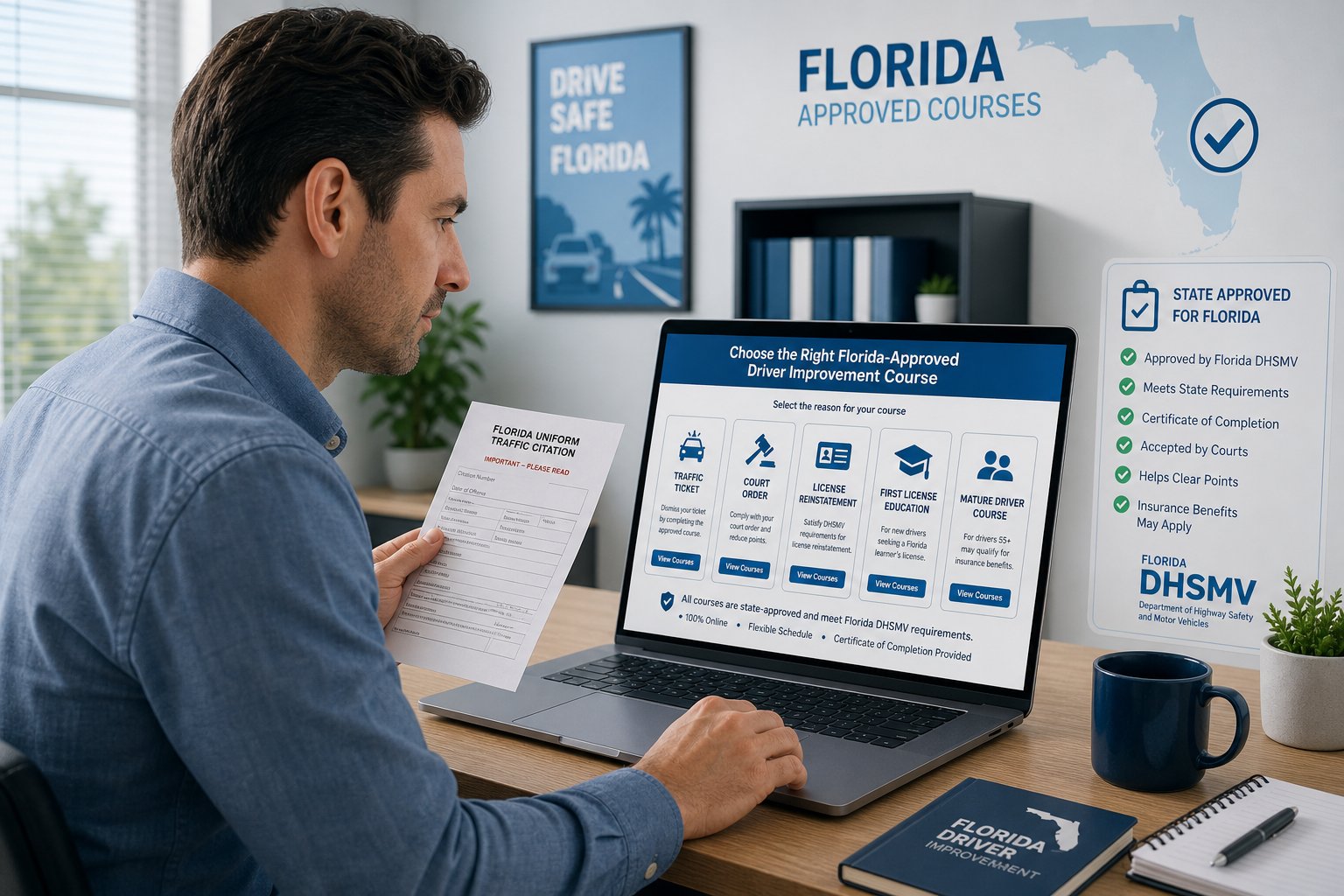 Florida Traffic School Near Me: Online vs. In-Person BDI Options 1 florida driver improvement course near me