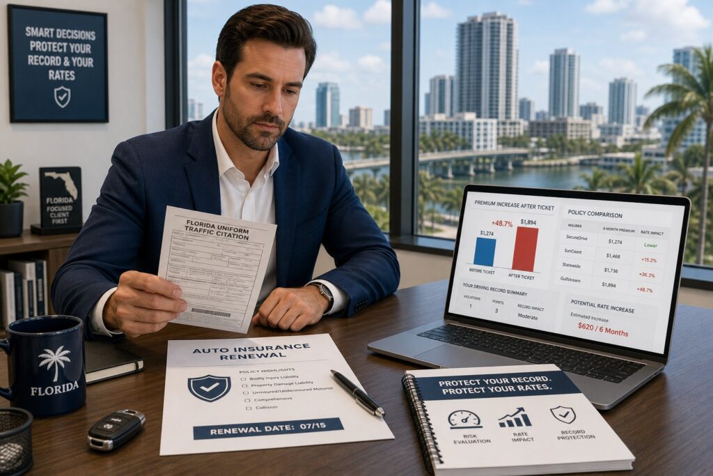 Florida Traffic Tickets and Car Insurance: What to Know