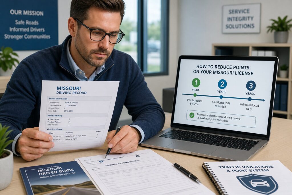 Missouri Driver Improvement Program and Point Reduction: What to Know
