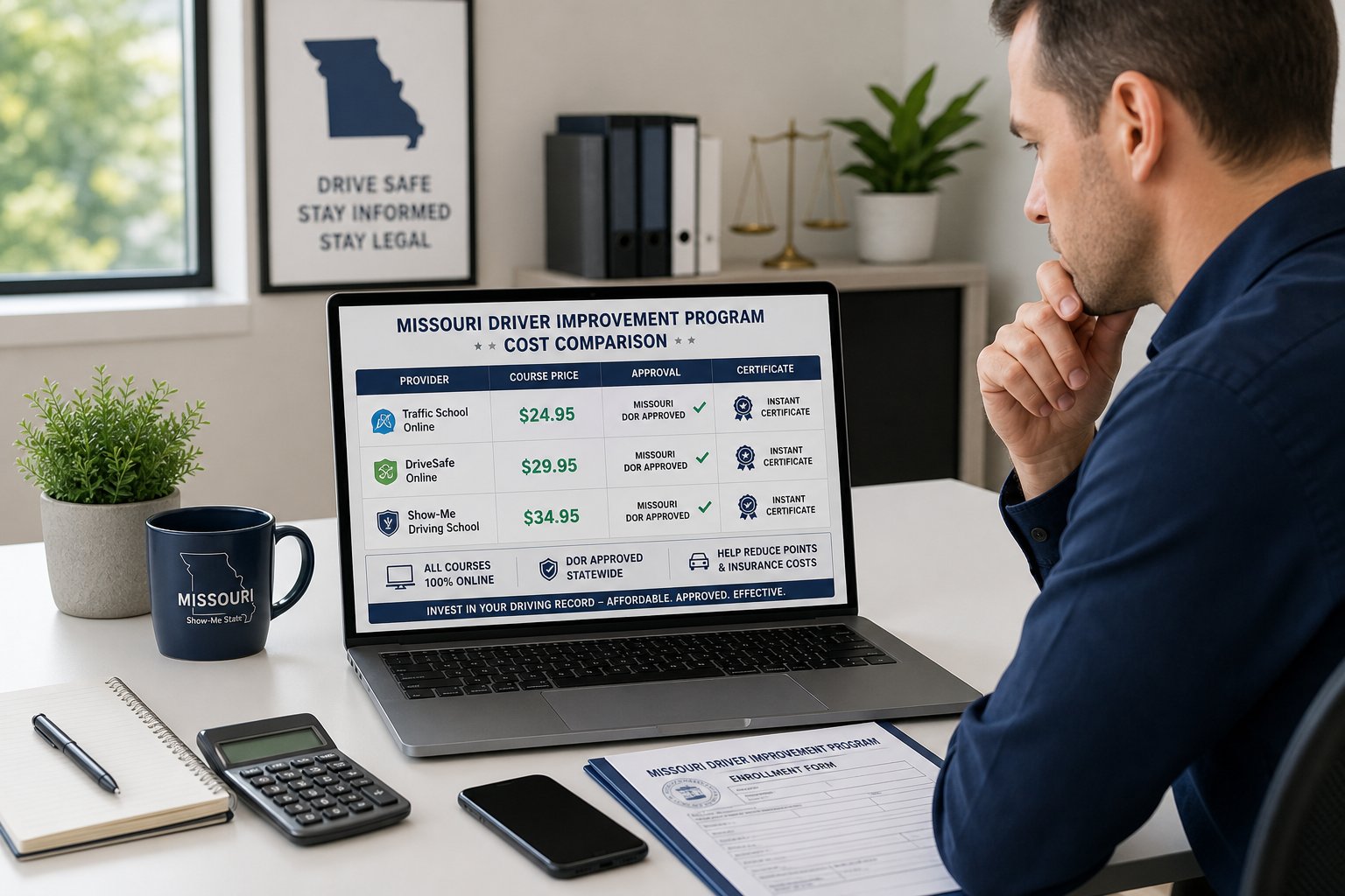 Missouri Driver Improvement Program Cost: What to Expect