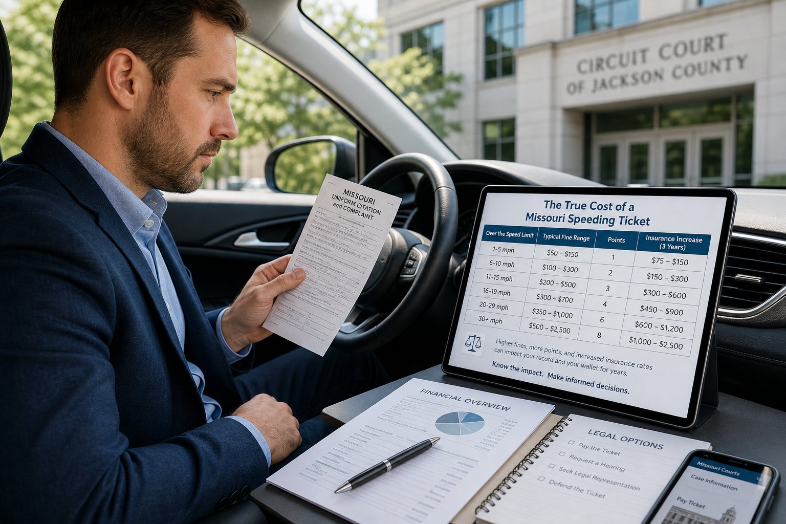 Missouri Speeding Ticket Fines: What Affects the Cost?