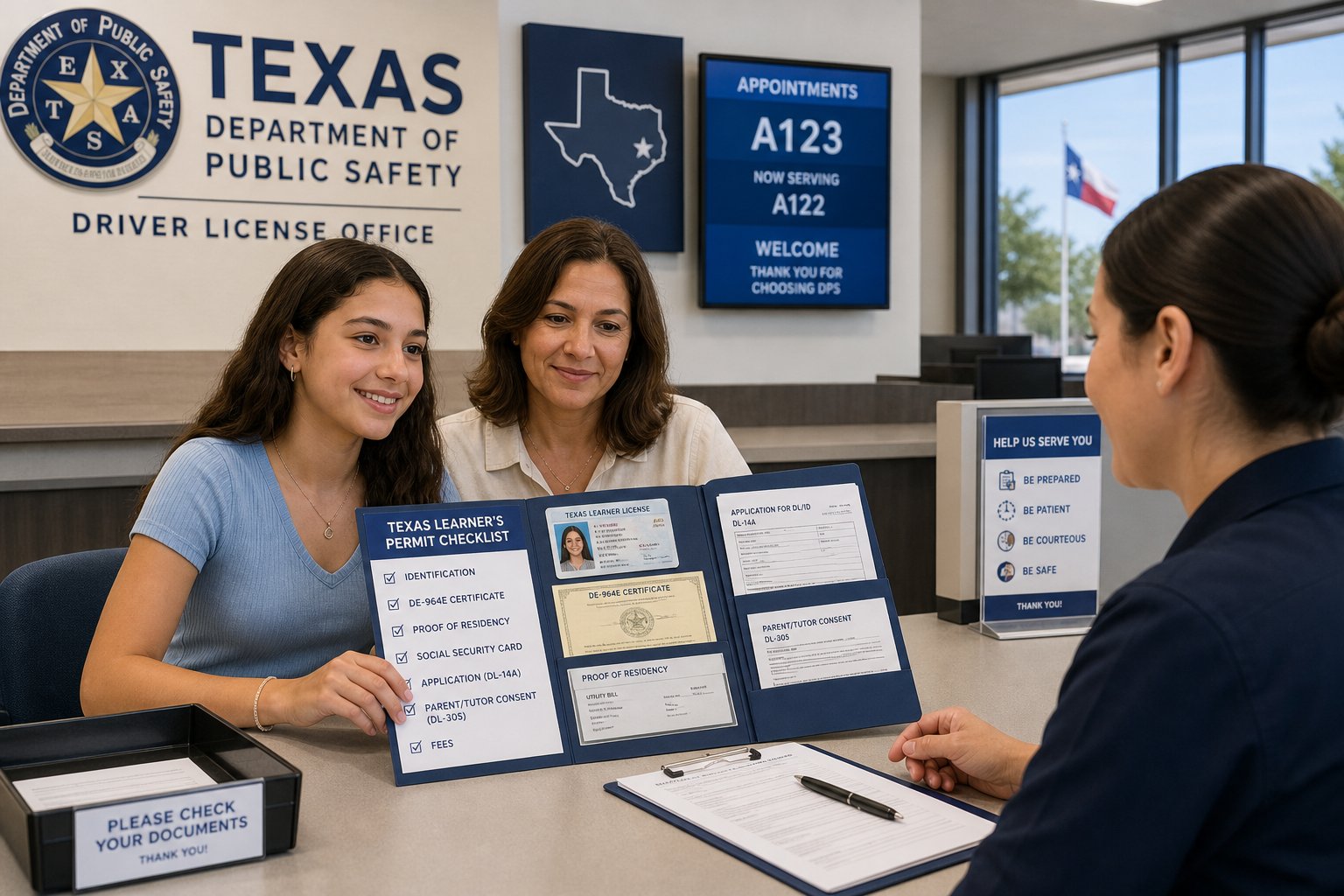 Texas teen completing a parent-taught driver education course online
