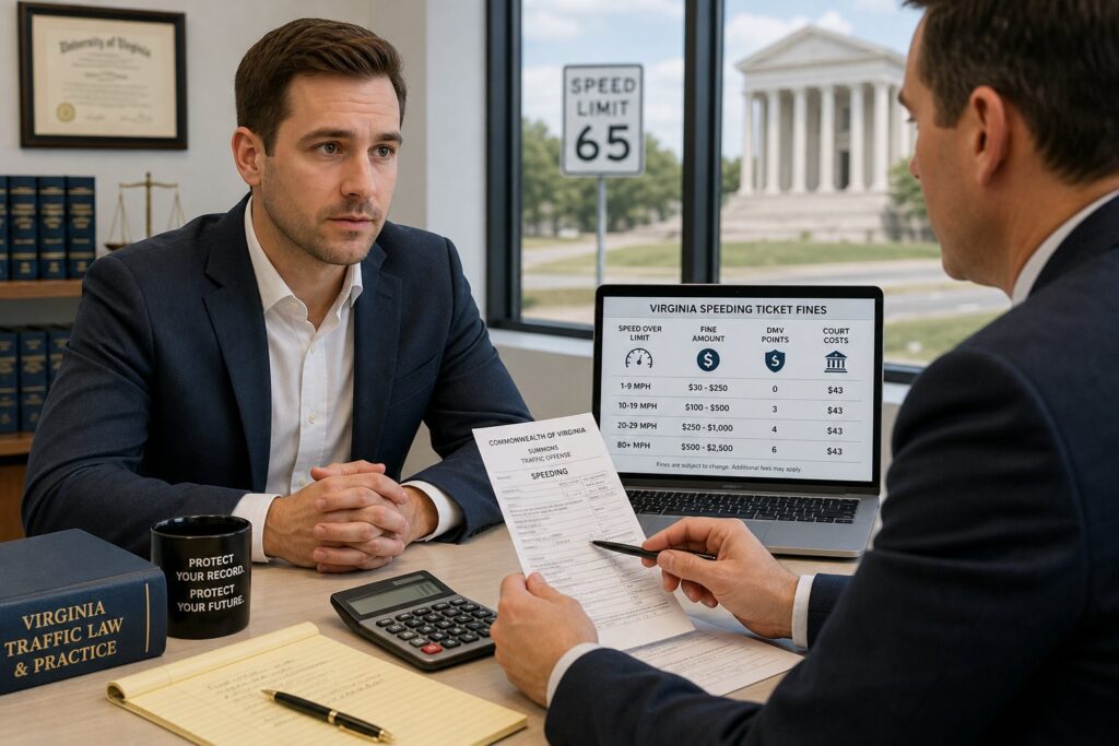 Virginia Speeding Ticket Fines: What Affects the Cost?